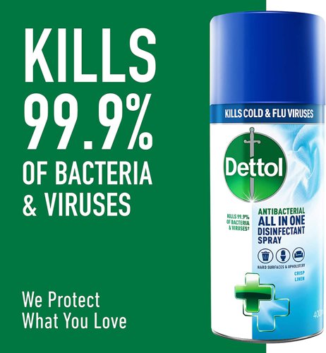 Dettol All-in-One Disinfectant 500ml Aerosol C003839 Reckitt Benckiser Group plc