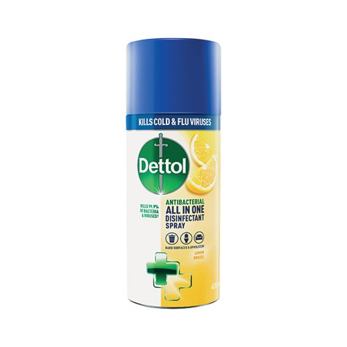 Dettol All in One Disinfectant Spray Lemon 400ml 3132905-S