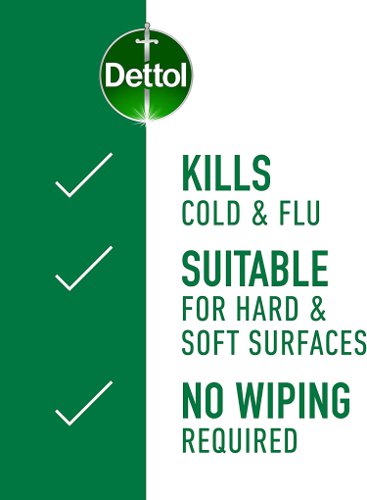 Dettol All in One Disinfectant Spray Lemon 400ml 3132905-S RK57796 Buy online at Office 5Star or contact us Tel 01594 810081 for assistance