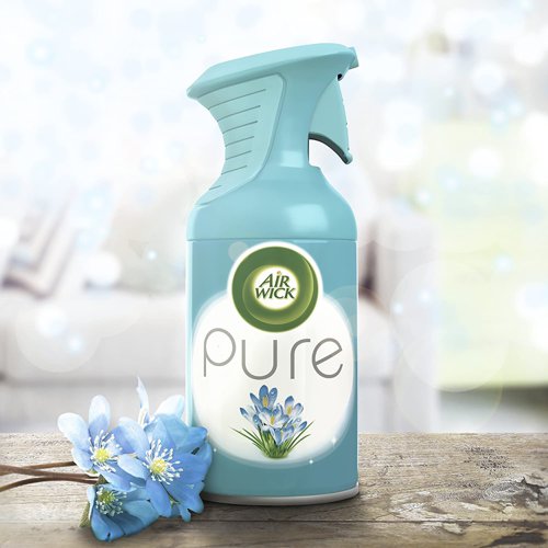 RK63878 | Refresh and invigorate any space with instant spray air freshener from Air Wick. Release the freshness of nature into the home, eliminating odours to give a long lasting fragrance with an instant welcoming aroma.