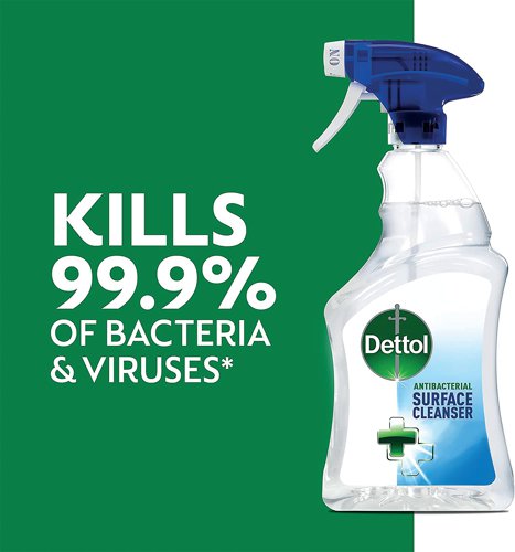 Dettol Antibacterial Cleaning Spray Refill Pouch 1200ml (Pack of 4) 3109241 RK79498 Buy online at Office 5Star or contact us Tel 01594 810081 for assistance
