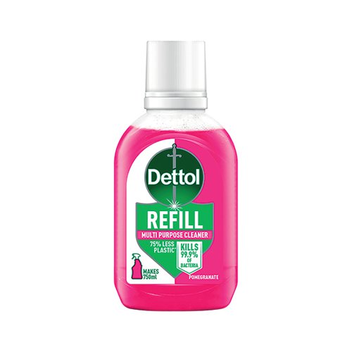 Dettol Multipurpose Clean Spray Refill Pomegranate 50ml Pack Of 15 3276913