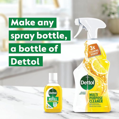 Dettol Multipurpose Clean Spray Refill Citrus 50ml (Pack of 15) 3276916 RK80887 Buy online at Office 5Star or contact us Tel 01594 810081 for assistance