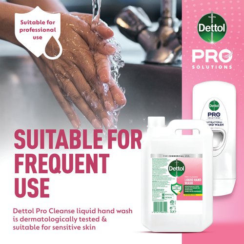 Dettol Pro Cleanse Antibacterial Hand Wash Soap Citrus 5L 3253761 RK88420 Buy online at Office 5Star or contact us Tel 01594 810081 for assistance