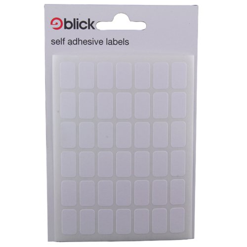 Blick White Labels in Bags 9x16mm (Pack of 20) RS002550