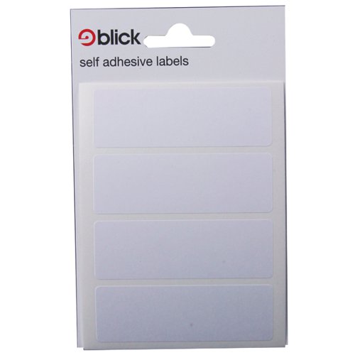 Blick Label Bag 25x75mm White (Pack of 560) RS003557