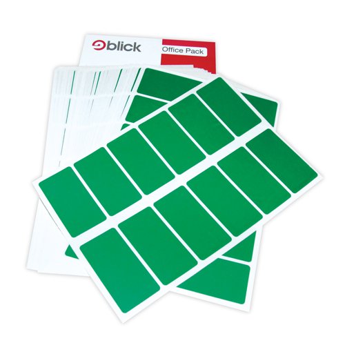 Blick Labels in Office Packs 25mmx50mm Green (Pack of 320) RS019558 West Design Products