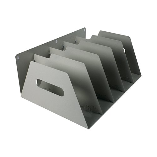 Rotadex 5-Section Lever Arch File Rack Grey LAR5
