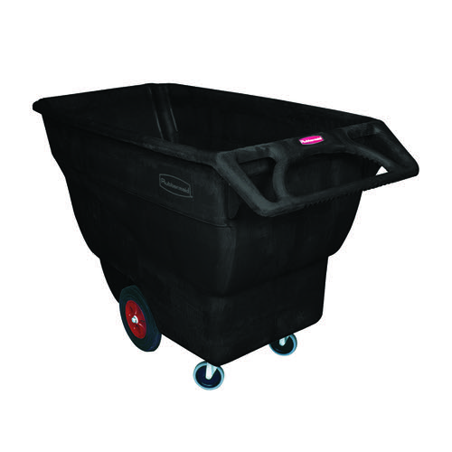 Rubbermaid Tilt Truck 600mm Cubed Heavy Duty Black FG101300BLA