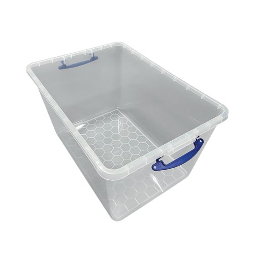 Really Useful 96 Litre Base Only Clear 96C Storage Containers RUP63007