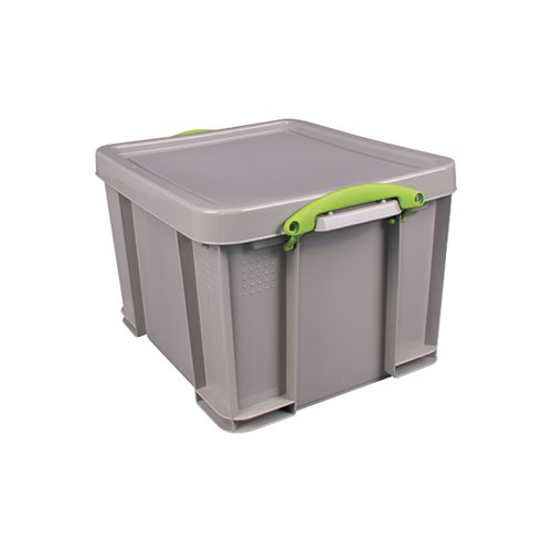 Really Useful 35L Stacking Box Recycled Grey 35RDGCB Storage Containers RUP65849