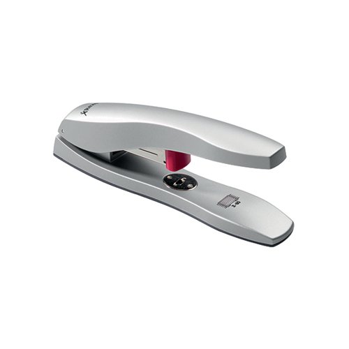 The Rexel Odyssey heavy duty stapler is a premium desktop stapler for permanent stapling, pinning and tacking. This stapler features a comfortable finger grip, soft touch pad and has a throat depth of 65mm. The robust, die cast metal construction and long handle for leverage reduces stapling effort by up to 30%. This Odyssey stapler can staple up to 60 sheets of 80gsm paper and comes with a 5 year guarantee. Supplied complete with a box of 500 Odyssey staples.