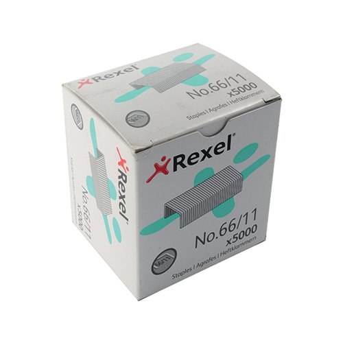 Rexel No 66 Staples 11mm (Pack of 5000) 06070