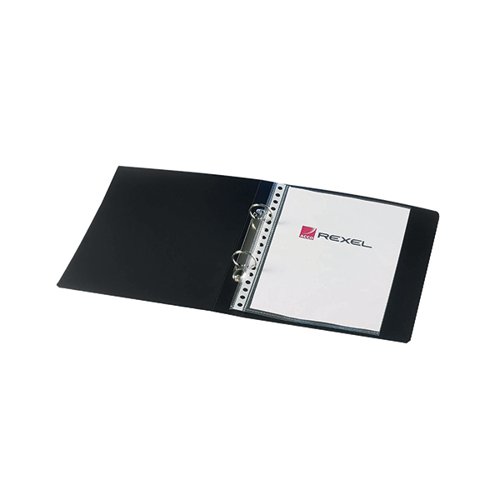 Pack of 10 Black Rexel A5 Budget Two Ring Binders