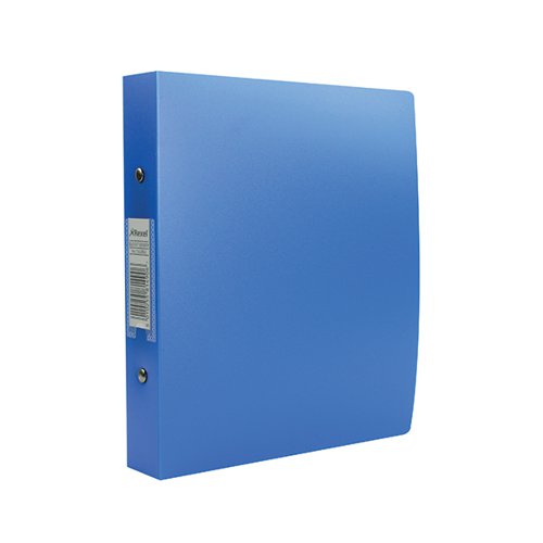 Rexel Budget 2 Ring Binder Polypropylene A5 Blue (Pack of 10) 13428BU RX13428BU Buy online at Office 5Star or contact us Tel 01594 810081 for assistance