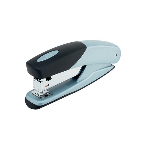 Perfect for every day office or home use, the Rexel Torador full strip stapler tackles permanent stapling jobs and temporary pinning or tacking. Made from robust, die cast metal, the Rexel Torador is a premium full strip stapler that comes in a stylish black and silver design. With a 73mm throat depth and an enhanced anti-jam mechanism, it can also be used for temporary pinning or tacking. It can take up to 105 Rexel No. 56 or 84 Rexel No. 16 staples and can staple up to 25 sheets at once with No. 16 staples. The top loading mechanism, comfortable grip and easy to use action make this stapler perfect for everyday use.