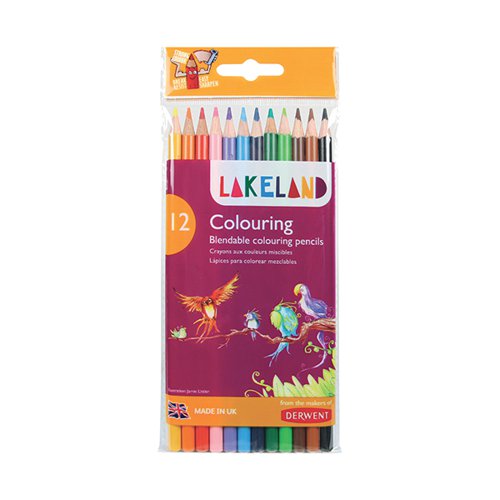 Derwent Lakeland Colouring Pencils (Pack of 12) 33356