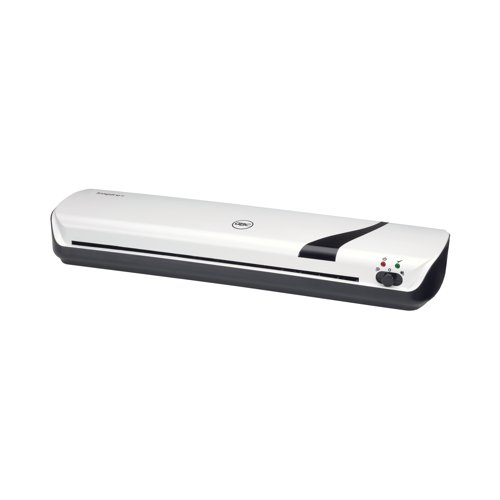 The GBC Inspire+ A3 Laminator White is perfect for any environment with light usage requirements such as craft and hobby projects at home or small work environments and offices. This lamination machine features a simple switch to select hot or cold laminating mode allowing cold sealing documents which may be heat sensitive like photos, or for using self-adhesive pouches. Suitable for laminating pouches up to twice 125 micron thickness and paper of various shapes and sizes up to A3 width.