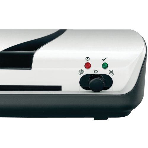 The GBC Inspire+ A3 Laminator White is perfect for any environment with light usage requirements such as craft and hobby projects at home or small work environments and offices. This lamination machine features a simple switch to select hot or cold laminating mode allowing cold sealing documents which may be heat sensitive like photos, or for using self-adhesive pouches. Suitable for laminating pouches up to twice 125 micron thickness and paper of various shapes and sizes up to A3 width.