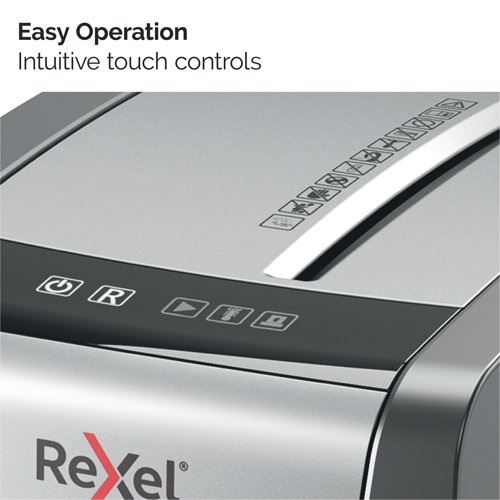 Rexel Momentum X410-SL Slimline Cross-Cut P-4 Shredder 2104573 - ACCO Brands - RX52329 - McArdle Computer and Office Supplies