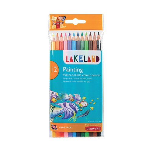 Derwent Lakeland Watercolour Painting Pencils (Pack of 12) 33254