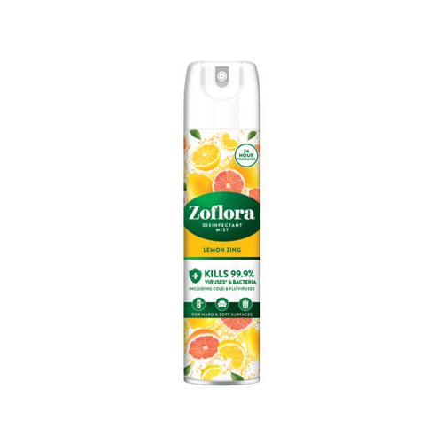 Zoflora Disinfectant Mist Aerosol Lemon 300ml (Pack of 6) RY21419