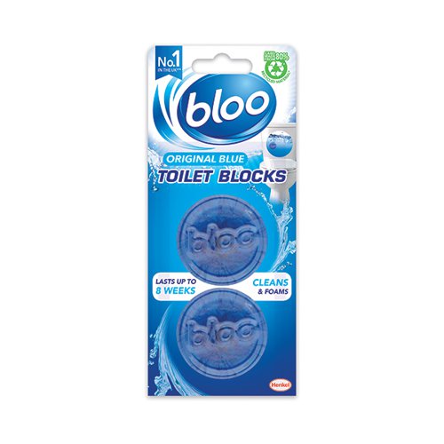 Bloo Toilet Block In Cistern Original Blue Twin Pack 2597992