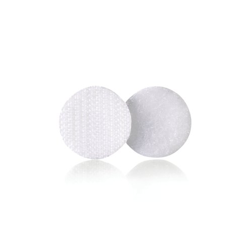 RY60232 | Stick On Coins are an easy alternative to nails, screws and messy glues for a quick secure solution. Ideal for keeping items tidy and secure such as small tools, notice boards, access panels, electrical appliances and much more. This pack of 125 white, 19mm diameter, stick-on Velcro coins (loop only) will hold up to 300g each. (Hook coins sold separately).