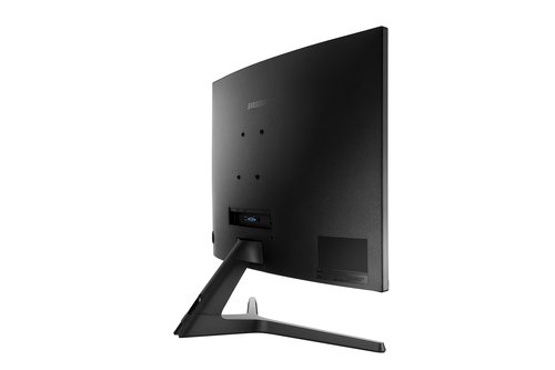 The Samsung 32 Inch CR50 FHD LED Curved Monitor is designed with style in mind. The 3 sided bezel less display stretches from edge to edge for maximum viewing and a minimalist aesthetic. The curvature helps reduce eye strain, so computing is more comfortable. AMD Radeon FreeSync is designed to keep your monitor and graphics card refresh rate in sync to help reduce image tear and stutter. Ideal game settings instantly give you the edge. Get optimal colour settings and image contrast to see scenes vividly and spot enemies hiding in the dark. Game Mode helps adjust any compatible game to fill your screen with every detail in view. The 75Hz refresh rate delivers a more fluid picture. Whether you are catching up on your favourite TV drama, watching a video or playing a game, your entertainment is smooth with minimal lag or ghosting effect. Samsung's innovative VA Panel technology delivers an outstanding 3000:1 contrast ratio with deeper blacks and brilliant whites.