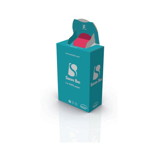 Sannibin Feminine Hygiene Flat Pack Disposal Bin (Pack of 10) SNB001