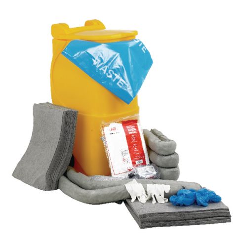 Universal Spill Response Kit With 2 Wheeled Bin 314639