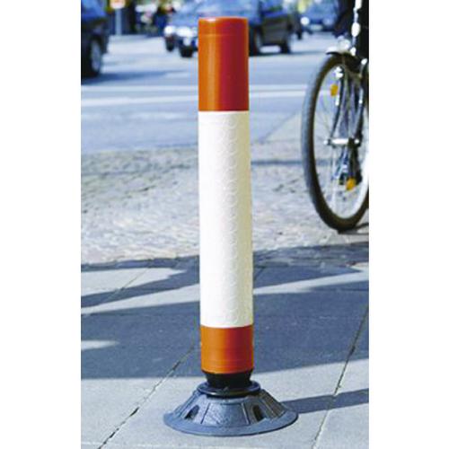 VFM Red/White High Visibility Flexible Post 1000mm 320213