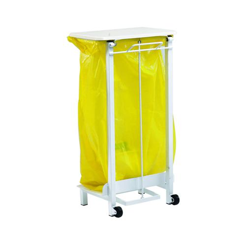 Pedal Operated Sack Holder Semi-Mobile 92 Litre White 330258