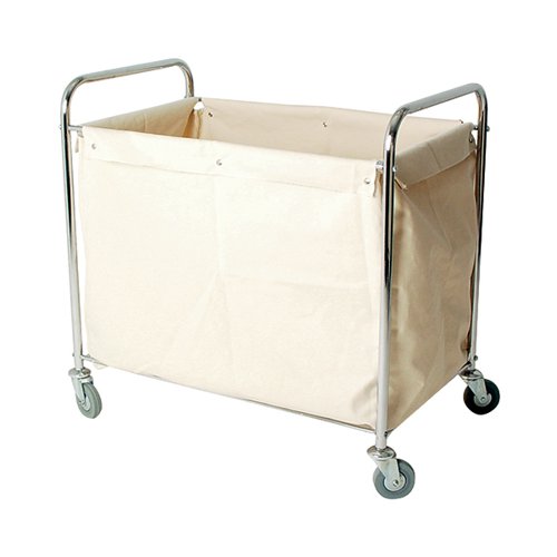 Linen Truck with Bag Silver 356926