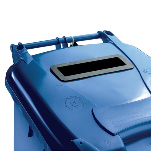 Confidential Waste Wheelie Bin 360 Litre Blue 377893