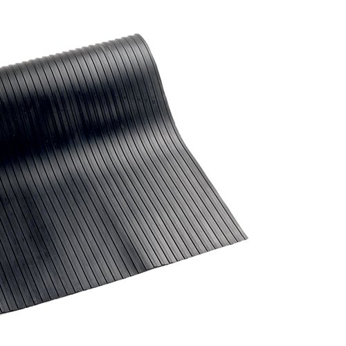 VFM Broad Ribbed 3mm Matting 900mmx10m Black 378749