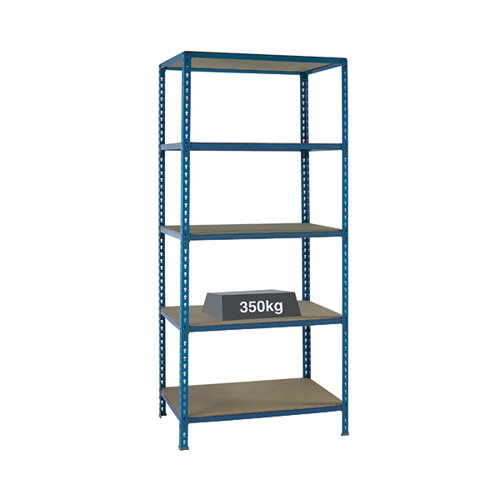 Medium Duty Bays Shelf Size 1200x600mm Blue 379626