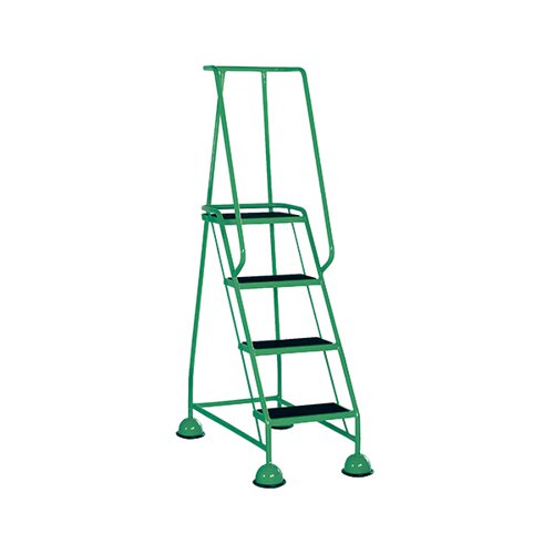 Green 4 Tread Step Ladder (Load capacity: 125kg) 385140