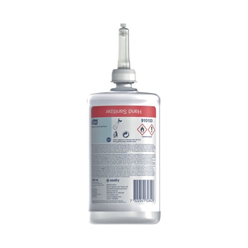 Tork Alcohol Hand Sanitiser Cartridge 1L (Pack of 6) 910103