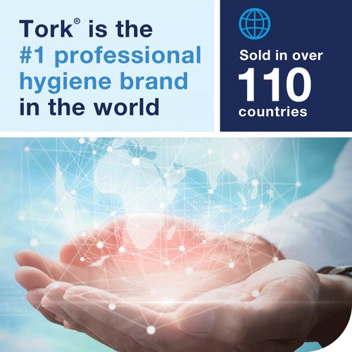 Tork alcohol-free foam sanitiser with lactic acid is the perfect choice for waterless hand hygiene when alcohol is not an alternative. The product is easy to transport and to handle as it does not carry warning symbols. Formula contains 100% plant-based ingredients plus water and is also 100% biodegradable, making this a responsible choice. Dermatologically tested formula, moisturising and gentle to the skin. Suitable for all Tork Skincare Dispensers (S4).