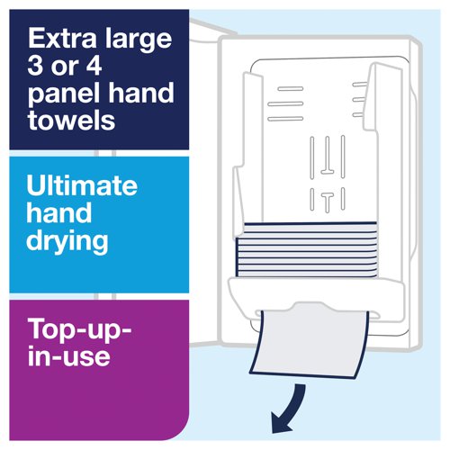 Tork Xpress Multifold Hand Towel Dispenser H2 Wall Mounted 552000