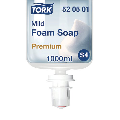 Tork Mild Foam Soap S4 Refill 1 Litre (Pack of 6) 520501