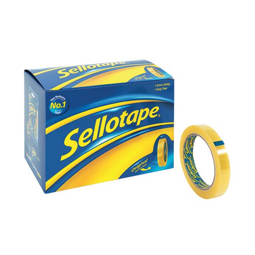 Sellotape Original Golden Tape 18mmx66m (Pack of 16) 1443252