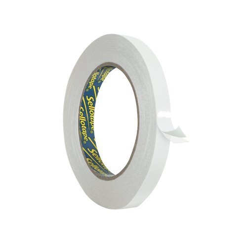 SE05428 Sellotape Double Sided Tape 12mmx33m (Pack of 8) 1589241