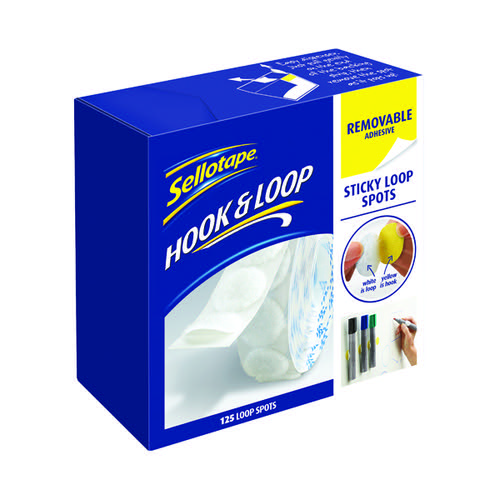 Sellotape Sticky Loop Spots Removable (Pack of 125) 2055790