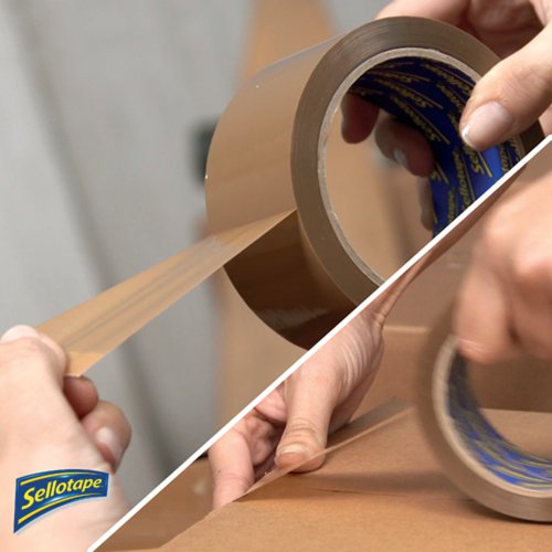 Sellotape Parcel Tape is designed for professional and office use. The premium quality, high performance parcel tape is now stronger and thicker than ever before. Sellotape Parcel Tape offers robust protection and is the reliable way to seal parcels and keep the contents secure. Measuring 48mm x 50m, the tape is supplied in a pack of 3.
