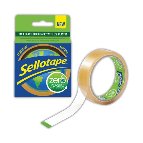 Sellotape Zero Plastic 24mm x 30m 2635499 SE06093 Buy online at Office 5Star or contact us Tel 01594 810081 for assistance