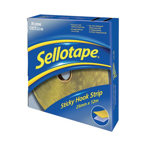Sellotape Sticky Hook 25mm x12 Metres 2264 830253