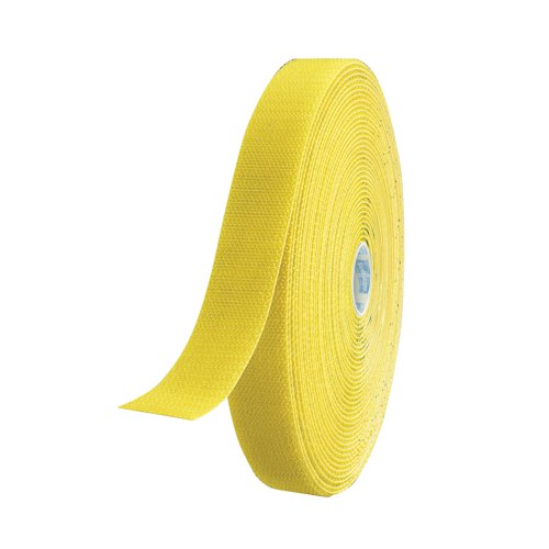 Suitable for indoor use, eliminate the need for nails and screws with this ultra strong, flexible adhesive from Sellotape. Suitable for a range of DIY jobs, the hook and loop system provides permanent adhesion for hooks, signs, pictures, displays and more. This pack contains a hook strip measuring 25mm x 12m. Use with loop strips for an efficient bonding solution.