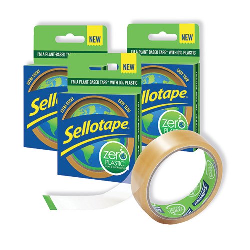 Sellotape Zero Plastic 24mmx30m 3 For 2